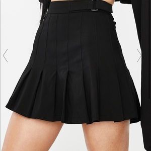 NWT DollsKill pleated mini skirt